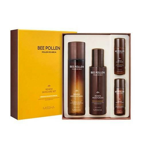 MISSHA Bee Pollen Renew Skincare Set.