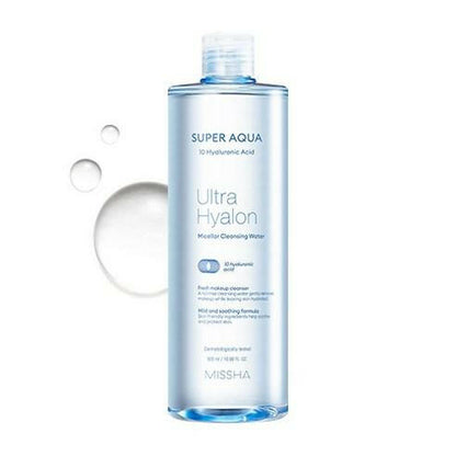 MISSHA Super Aqua Ultra Hyalron Cleansing Water 500ml.