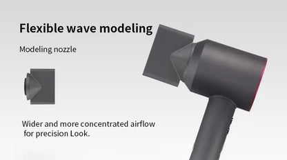 Household 220V Leafless Hair Dryer High-speed Negative Ion Hair Care High Power 110,000RPM Quick-drying Electric Hair Dryer.