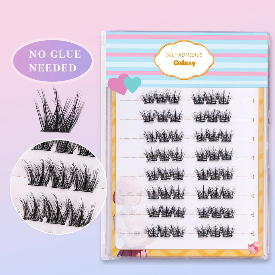 Self Adhesive Cluster Lashes