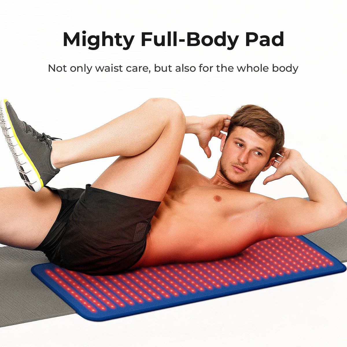 Red Light Therapy Pad Skin Care Infrared Light Therapyn Tapete Yoga Mat LED Infrared Muscle Massage Cushion Back Massager.