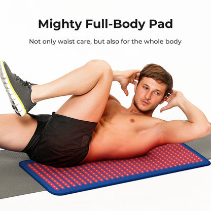 Red Light Therapy Pad Skin Care Infrared Light Therapyn Tapete Yoga Mat LED Infrared Muscle Massage Cushion Back Massager.