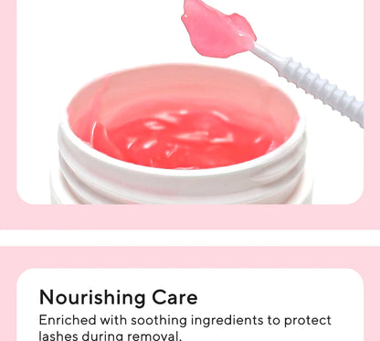 DIYDAY Eyelash Glue Remover No Irritation Ultra-Fast Cleaning Lash Cream Safe for Sensitive Eyes Easy Removal for False Lashes