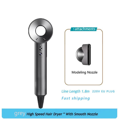 Household 220V Leafless Hair Dryer High-speed Negative Ion Hair Care High Power 110,000RPM Quick-drying Electric Hair Dryer