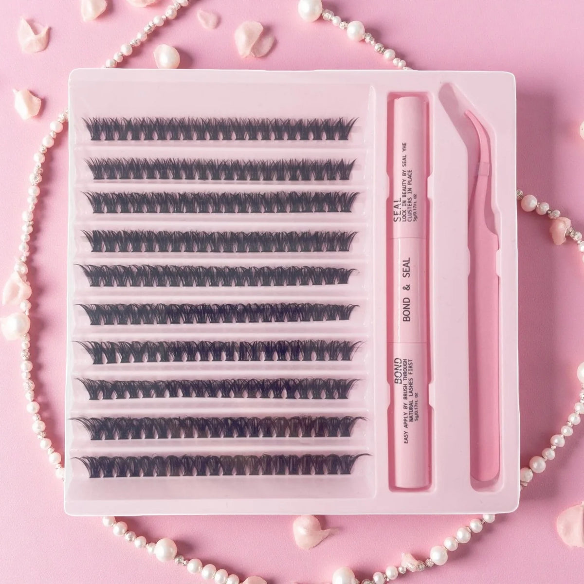Cluster Lashes 200pcs 30D-100D 9-16mm Mixed Lengths, Ultra-Natural Look Thin Ultra-Soft Ultra-Light, Reusable for Beginners