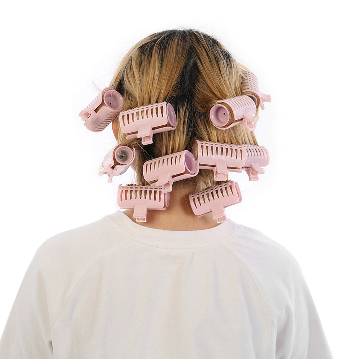10Pcs Professional Electric Heated Roller Curling Roll Hair Tube Hair Styling Upgrade Style 110‑240V.