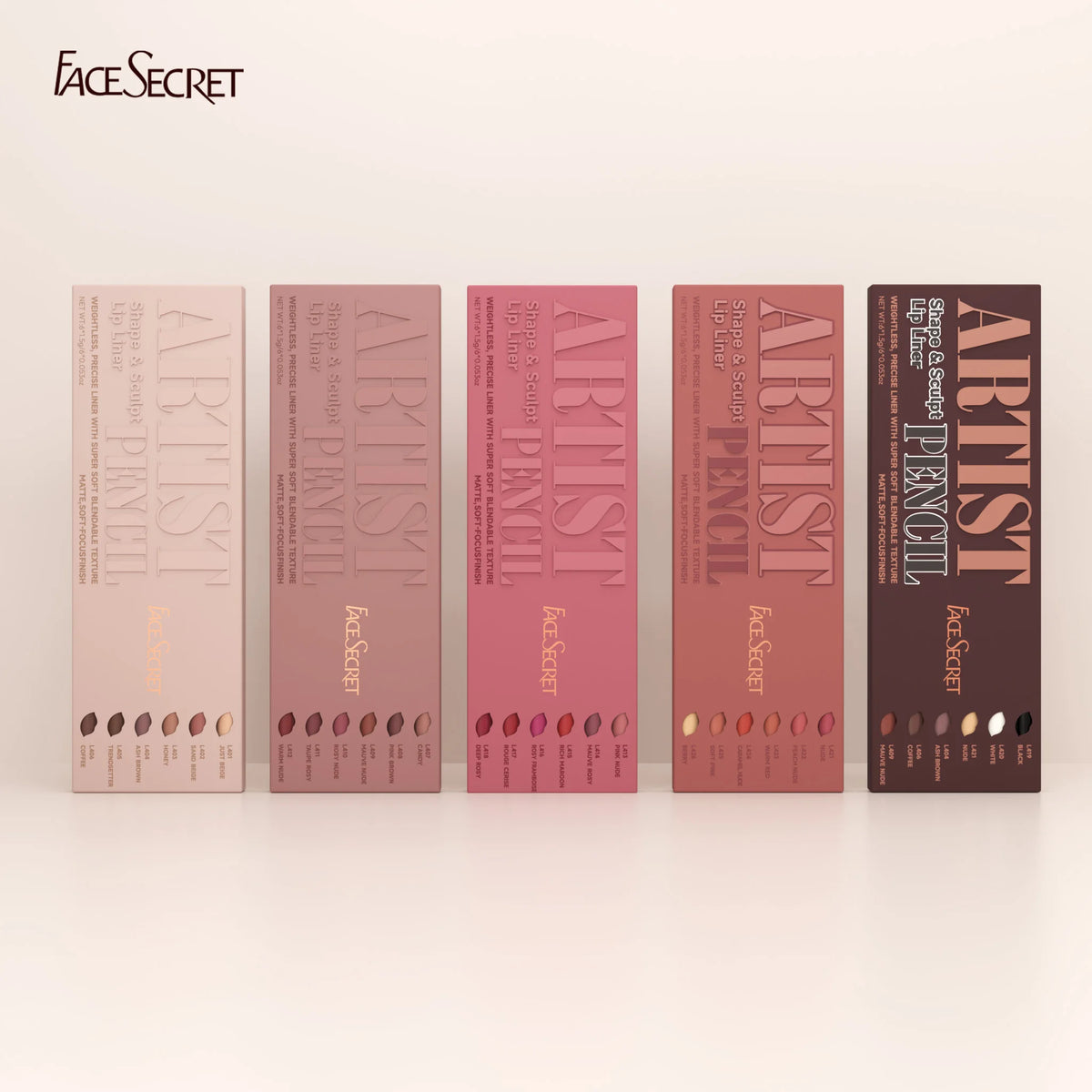 6pcs Velvet Matte Lip Liner Set - Long-Lasting Versatile Shades Longlasting Lip Makeup Berry, Brown, Pink Lip Pencil