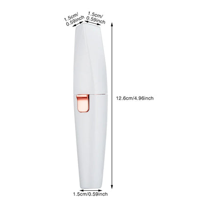 2 in 1 Electric Eyebrow Trimmer Painless Eye Brow Epilator For Women Makeup Mini Razors Portable Facial Hair Removal Shaver