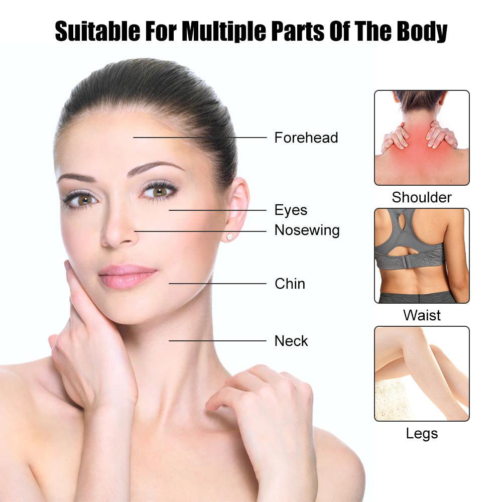 Gua Sha Board Guasha Massage for Face Stainless Steel Body Massager Facial Scraping Plate SPA  Guasha Scraper for Neck Back.
