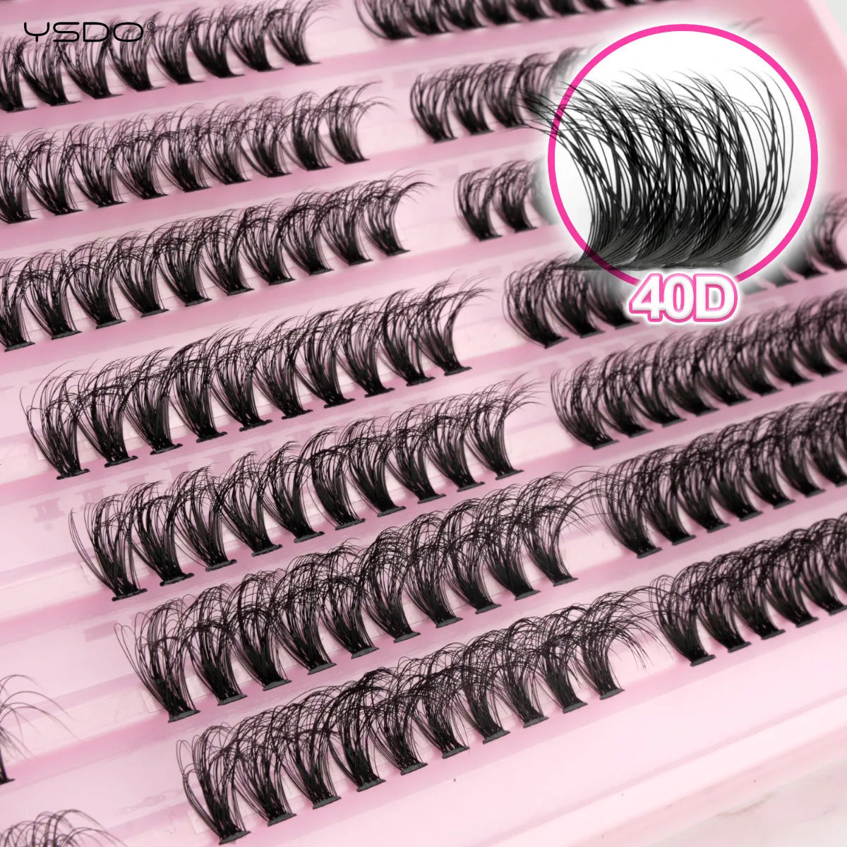 YSDO 10/14 Rows Natural Eyelash Extension Premade Volume Fans Individual Lashes Mink False Eyelashes Cluster Lashes Makeup Cilia.