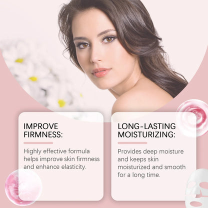 Bio Collagen Face Mask Hydrating Overnight Lifting Rejuvenation Shrink Pores Moisturizing Refreshing Brightening Face Skin Care.