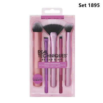 Real Techniques Set Makeup Sponge Set Face Beauty Cosmetic Powder Puff For Foundation Cream Concealer Make Up Blender 91553 RT.