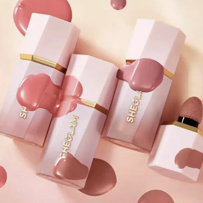 1pcs she glam make up Liquid brush Blush Facial Nourishing Blusher Gel Cream Multi-purpose Lip Gloss Makeup Blush