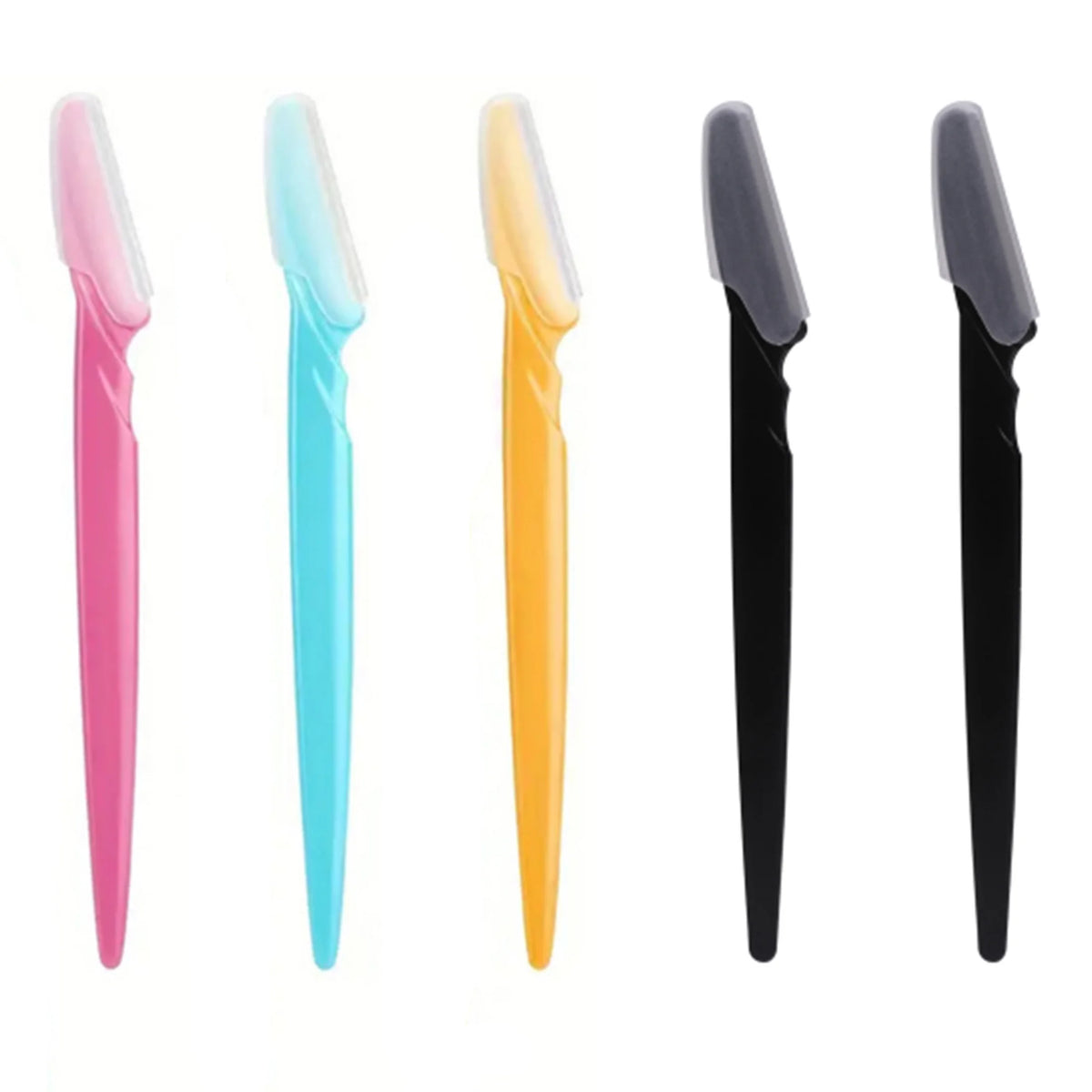 5/10/30/40pcs Brow Razor and Face Razor for Women and Men, Eyebrow Hair Trimmer and Shaver with Protective Cover,Safe.