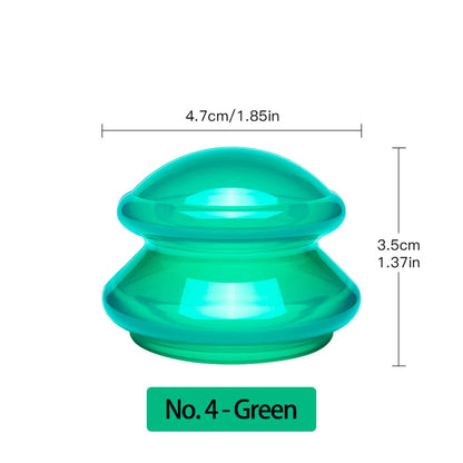 1Pcs Silicone Massage Body Cups Anti Cellulite Suction Cup Chinese Vacuum Cuppings Massager for Face Skin Lifting Body Relaxtion