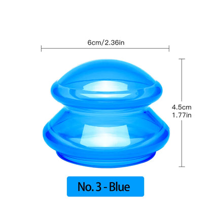 1Pcs Silicone Massage Body Cups Anti Cellulite Suction Cup Chinese Vacuum Cuppings Massager for Face Skin Lifting Body Relaxtion