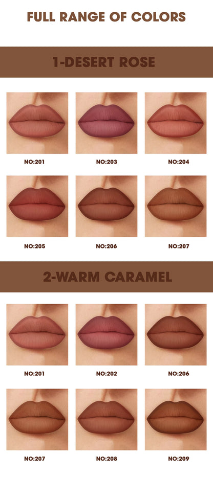 Rozza Waterproof Lip Liner Pencil Set, Weightless Precise Liner with Super Soft Blendable Texture Matte Soft.