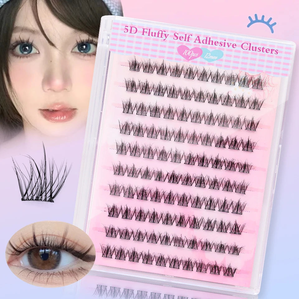 Self Adhesive Cluster Lashes