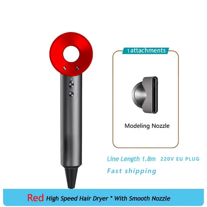Household 220V Leafless Hair Dryer High-speed Negative Ion Hair Care High Power 110,000RPM Quick-drying Electric Hair Dryer