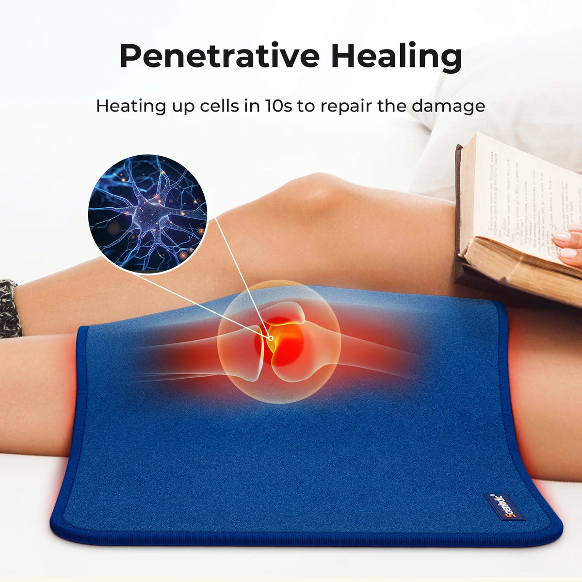 Red Light Therapy Pad Skin Care Infrared Light Therapyn Tapete Yoga Mat LED Infrared Muscle Massage Cushion Back Massager.