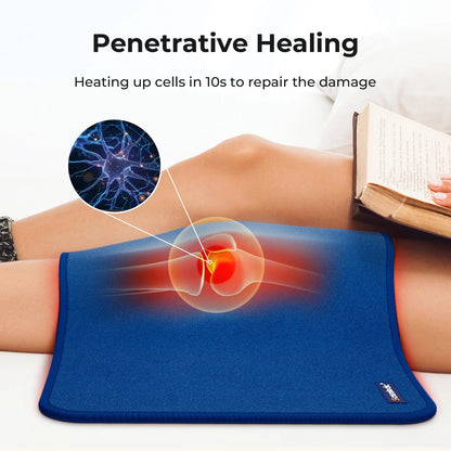 Red Light Therapy Pad Skin Care Infrared Light Therapyn Tapete Yoga Mat LED Infrared Muscle Massage Cushion Back Massager.