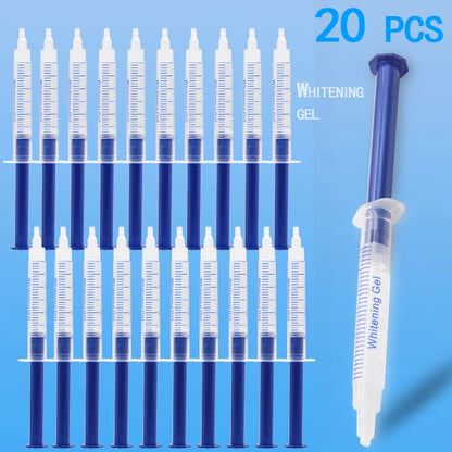 1 set Teeth Whitening 44% Peroxide Dental Bleaching System Oral Care Gel Kit Tooth Whitener New Dental White Equipment LED Light