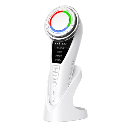 ANLAN EMS Facial Massager Pro LED Light Therapy Beauty Device