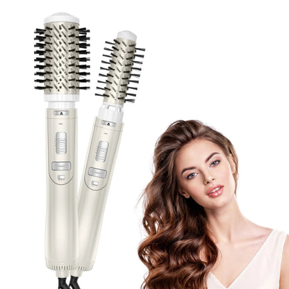 Hair Dryer Brush 2 In 1 Hot Air Spin Brush Curling Straightening Styling Auto-Rotating Ionic Round Blow Dryer Volumizer