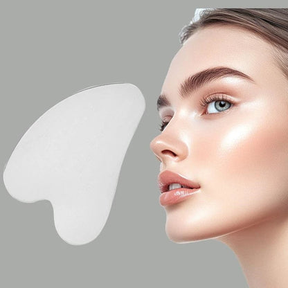1Pcs Gua Sha Board Guasha Massage for Face Stainless Steel Body Massager Facial Scraping Plate SPA Guasha Scraper for Neck Back.