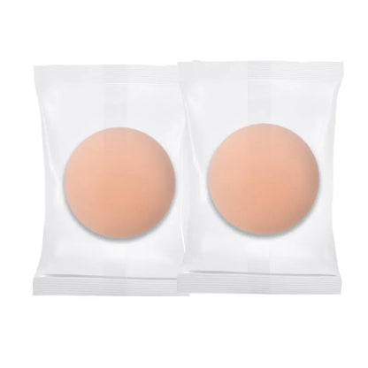 2pcs Pink Cotton Candy Air Cushion Powder Puff For Both Dry And Wet Use.