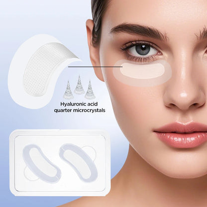 1-10PCS Hyaluronic Acid Microneedle Eye Patches Mask for Anti Wrinkle Aging Dark Circle Moisturizing Under Eye Gel Pad Skin Care.