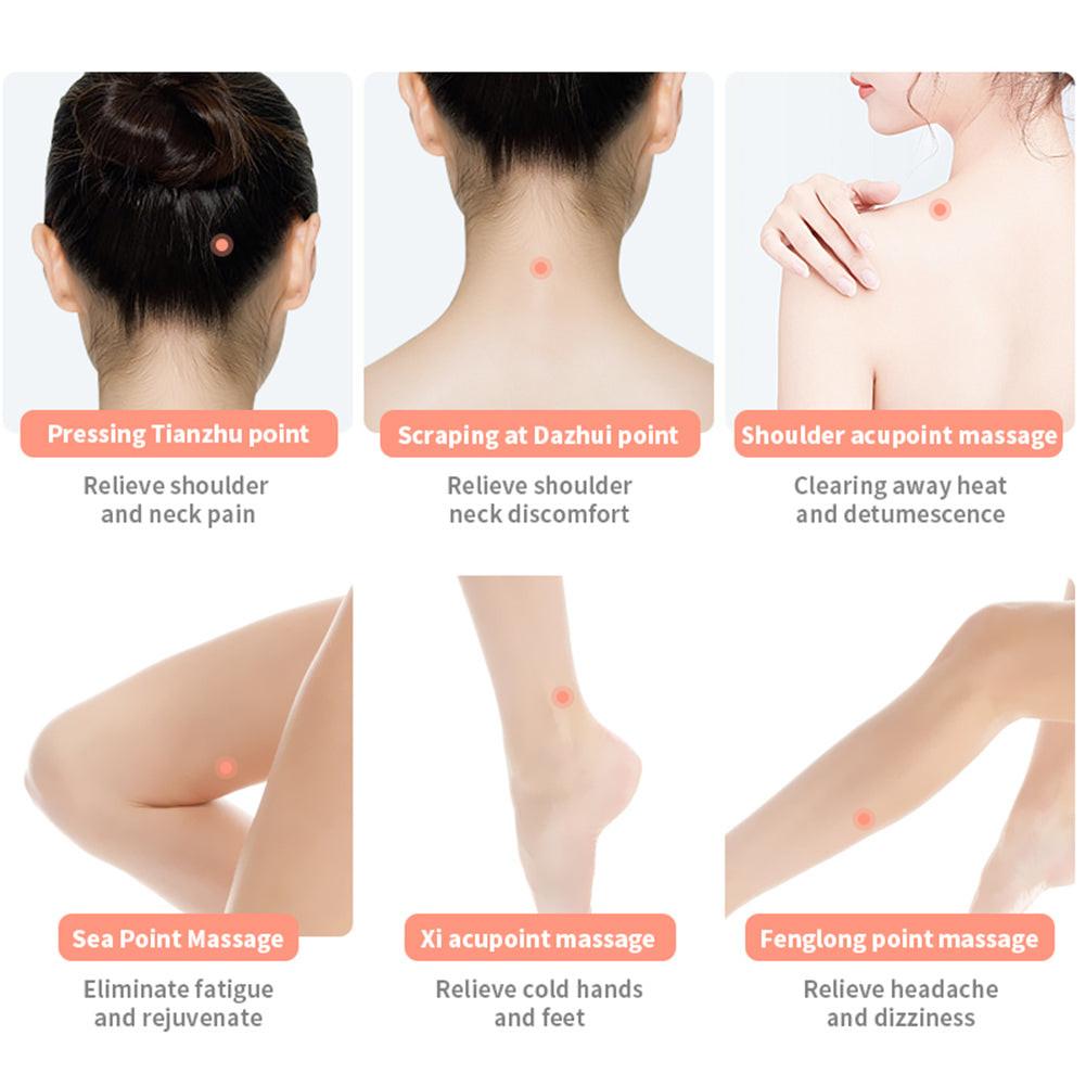 Electric Guasha Scraper Board Microcurrent Face Massager Wrinkle Face Lift Device Gua Sha Plate Facial Lifting Firming Skin Care.