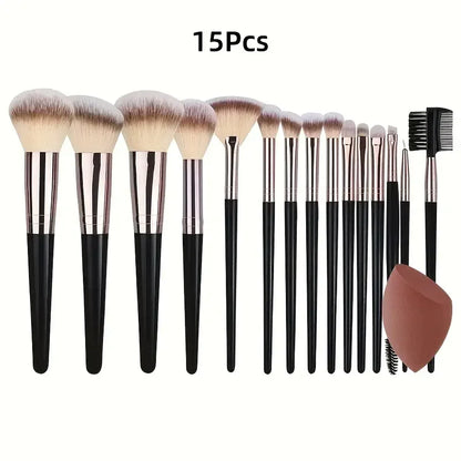 3-20PCS Makeup Brushes Set Soft Fluffy Eyeshadow Foundation Concealer Blending Blush Brush Kabuki Professional Women Beauty Tool.