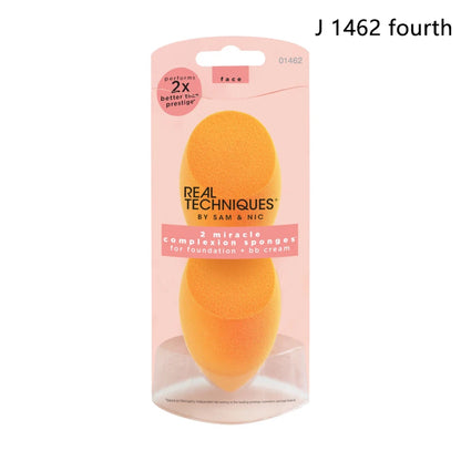 Real Techniques Set Makeup Sponge Set Face Beauty Cosmetic Powder Puff For Foundation Cream Concealer Make Up Blender 91553 RT.