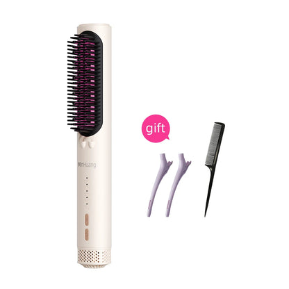 Electric Hot Comb Multifunctional Straight Hair Straightener Comb Negative Ion Anti-Scalding Styling Tool Straightening Brush.