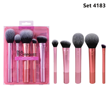 Real Techniques Set Makeup Sponge Set Face Beauty Cosmetic Powder Puff For Foundation Cream Concealer Make Up Blender 91553 RT.