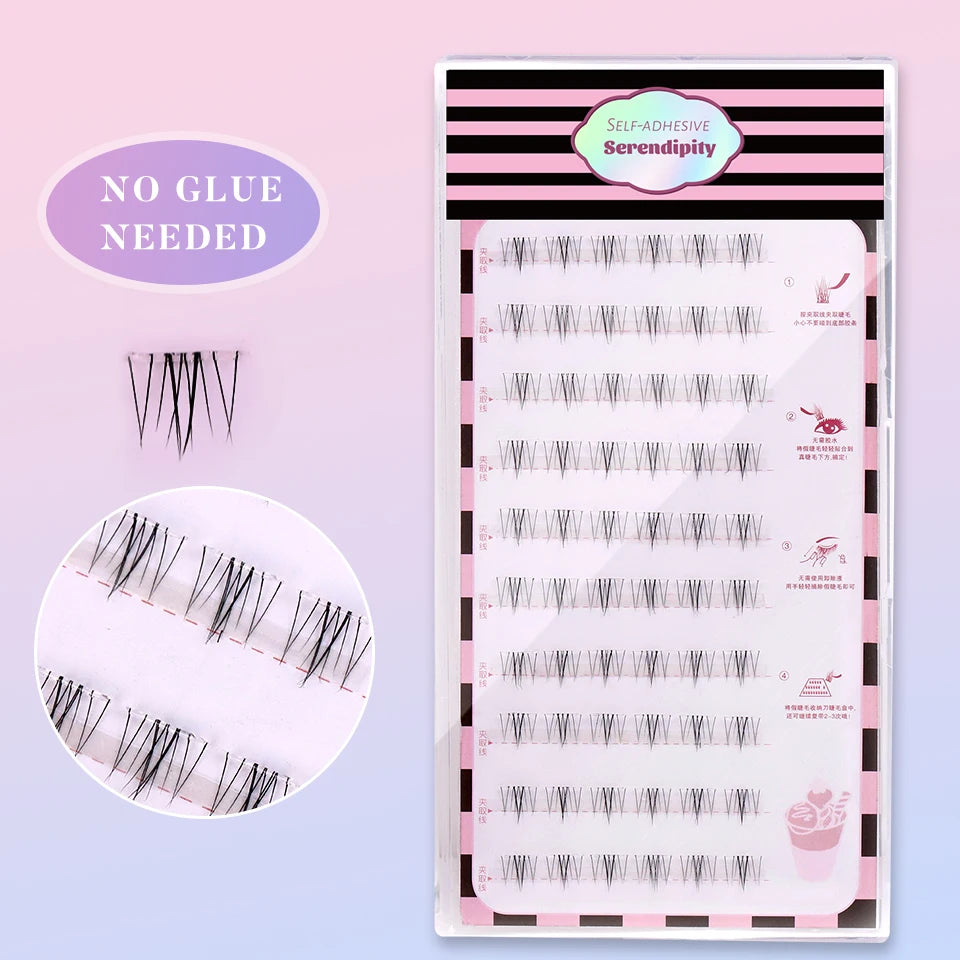Self Adhesive Cluster Lashes