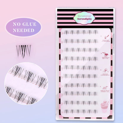 Self Adhesive Cluster Lashes