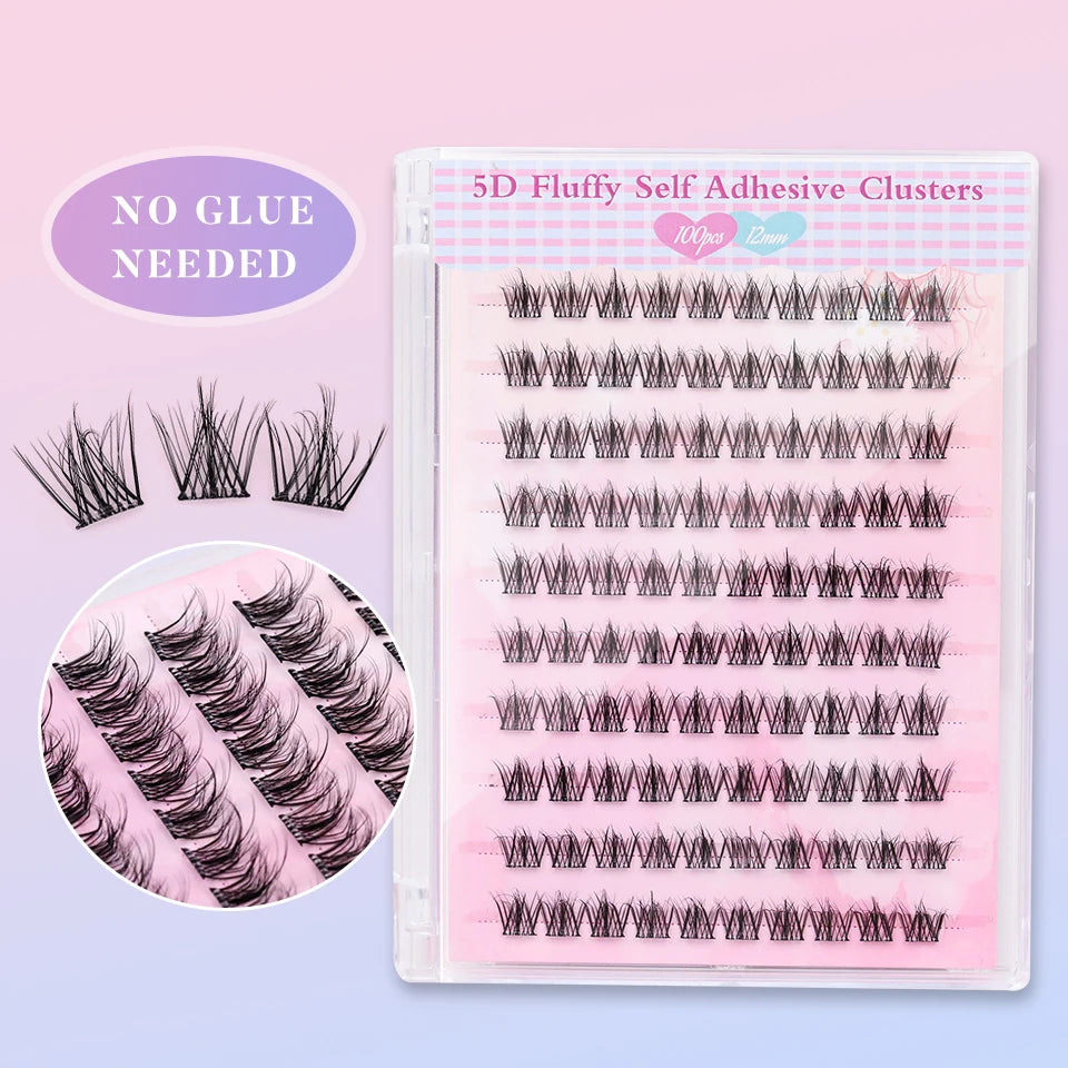 Self Adhesive Cluster Lashes