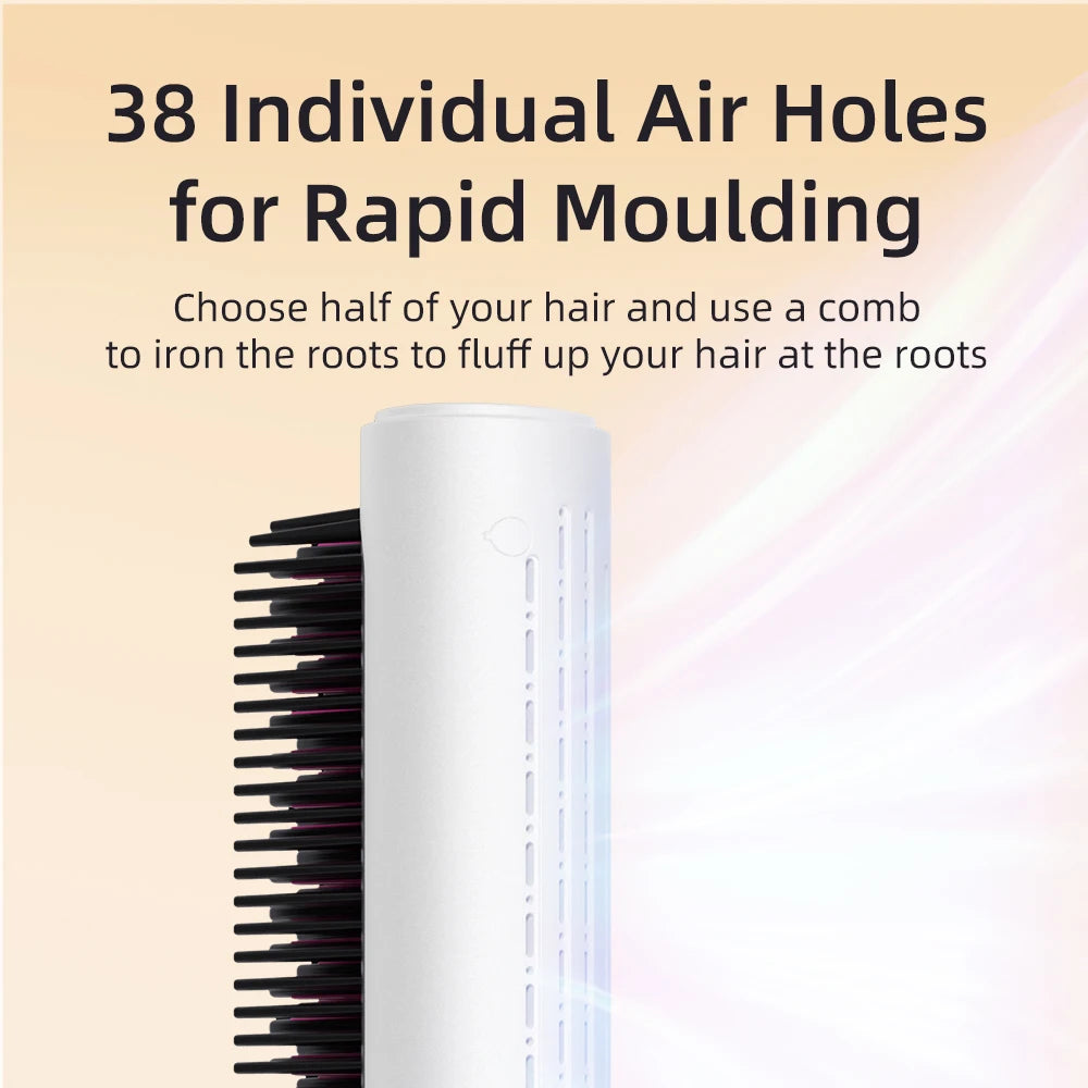 Electric Hot Comb Multifunctional Straight Hair Straightener Comb Negative Ion Anti-Scalding Styling Tool Straightening Brush.