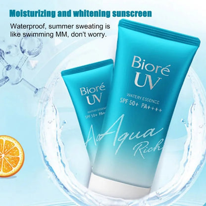 90ML/50ML Sunscreen Cream Spf50 Waterproof Gel Mineral UV Filters Isolation Lotion Moisturizing Whitening Skin Care Cosmetics