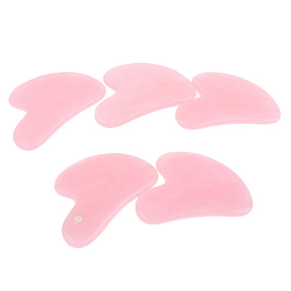 1pc Guasha Scraping Massage Scraper Face Massager Acupuncture Gua Sha Board Resin 7.8x5.4cm.