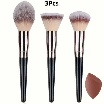 3-20PCS Makeup Brushes Set Soft Fluffy Eyeshadow Foundation Concealer Blending Blush Brush Kabuki Professional Women Beauty Tool.