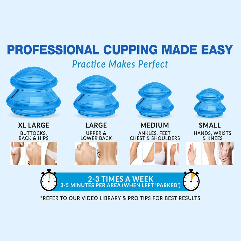 1Pcs Silicone Massage Body Cups Anti Cellulite Suction Cup Chinese Vacuum Cuppings Massager for Face Skin Lifting Body Relaxtion