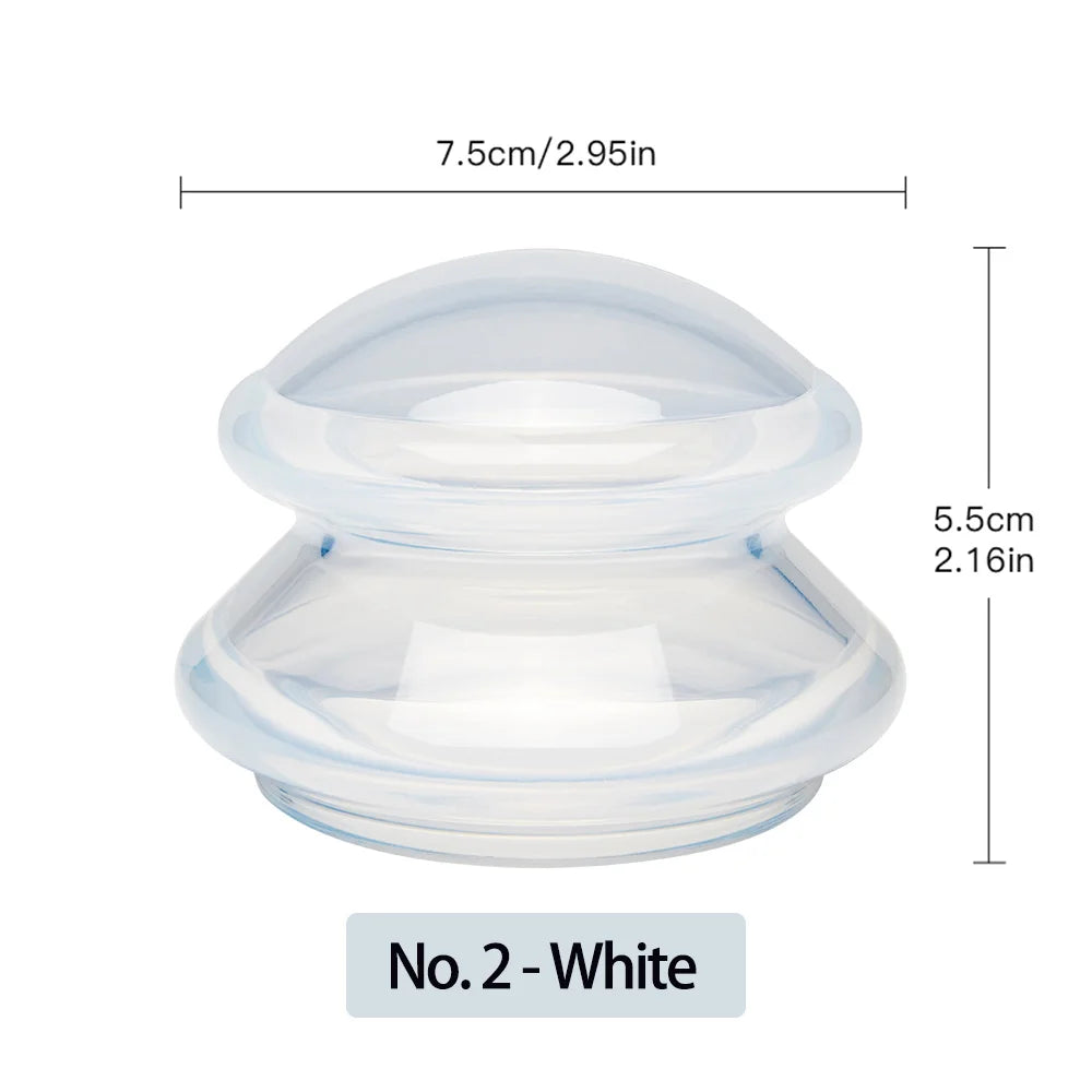 1Pcs Silicone Massage Body Cups Anti Cellulite Suction Cup Chinese Vacuum Cuppings Massager for Face Skin Lifting Body Relaxtion