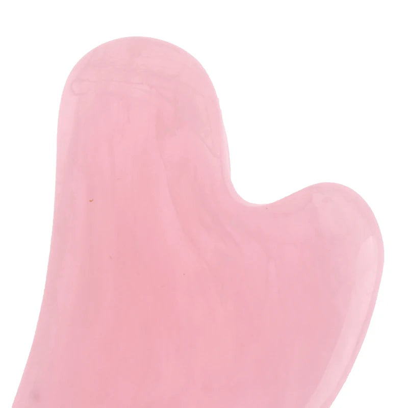 1pc Guasha Scraping Massage Scraper Face Massager Acupuncture Gua Sha Board Resin 7.8x5.4cm.