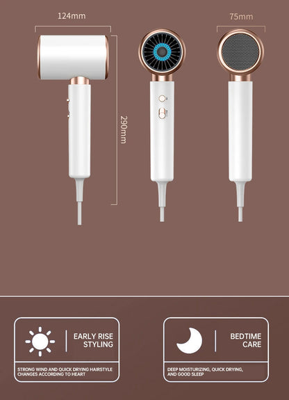 Xiaomi Hair Dryer Negative Lonic Blow No Harm To Hair High-speed Electric Turbine Airflow Constant Temperature Hair Care.