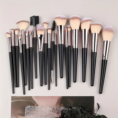 3-20PCS Makeup Brushes Set Soft Fluffy Eyeshadow Foundation Concealer Blending Blush Brush Kabuki Professional Women Beauty Tool.