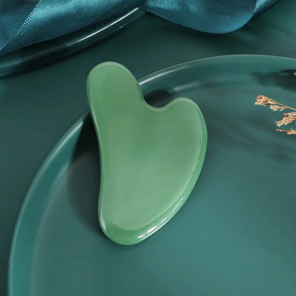 Natural Stone GuaSha Jade Facial Beauty Scraping Massage Tools Firm Skin Care Face Gua Sha SPA Physical Therapy Gue Che Roller.