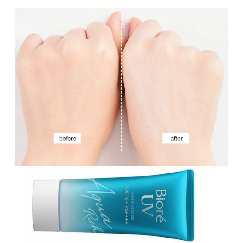 90ML/50ML Sunscreen Cream Spf50 Waterproof Gel Mineral UV Filters Isolation Lotion Moisturizing Whitening Skin Care Cosmetics